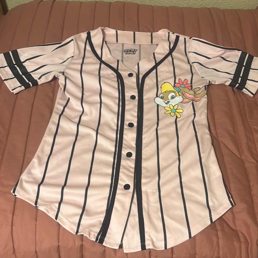 Warner Bros. Pink and Black Kids Jersey